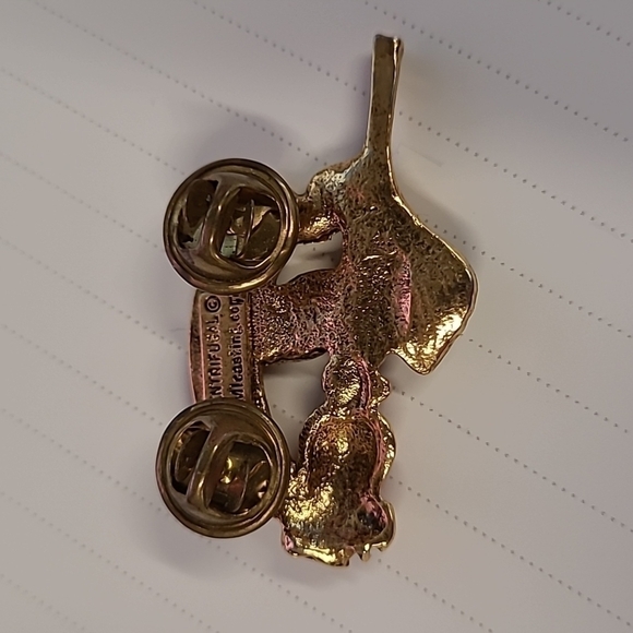 Sturgis Motorcycle Rally Rose Brass Pin 1999  - Centrifugal Vintage - Picture 3 of 6